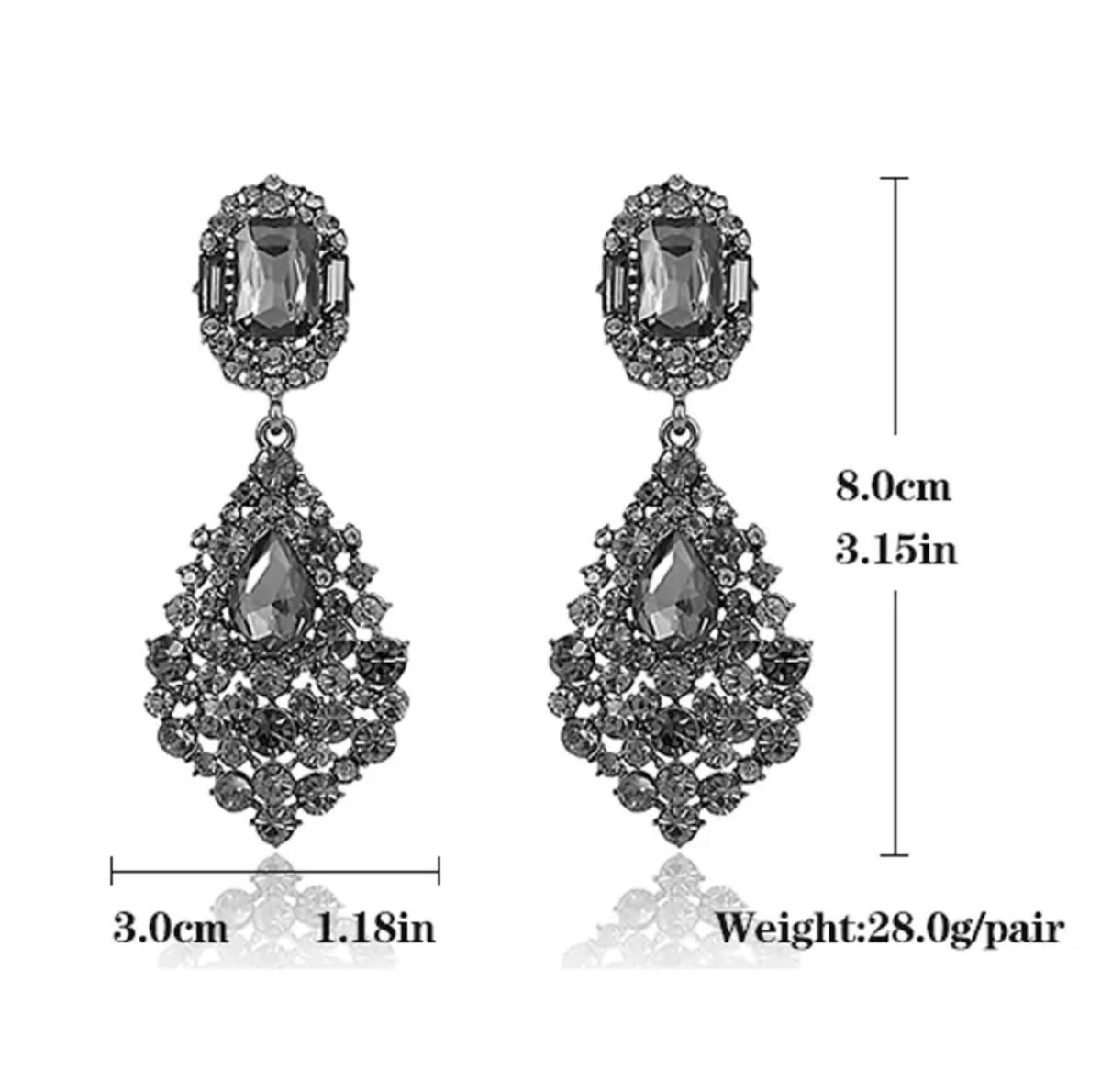Crystal earrings