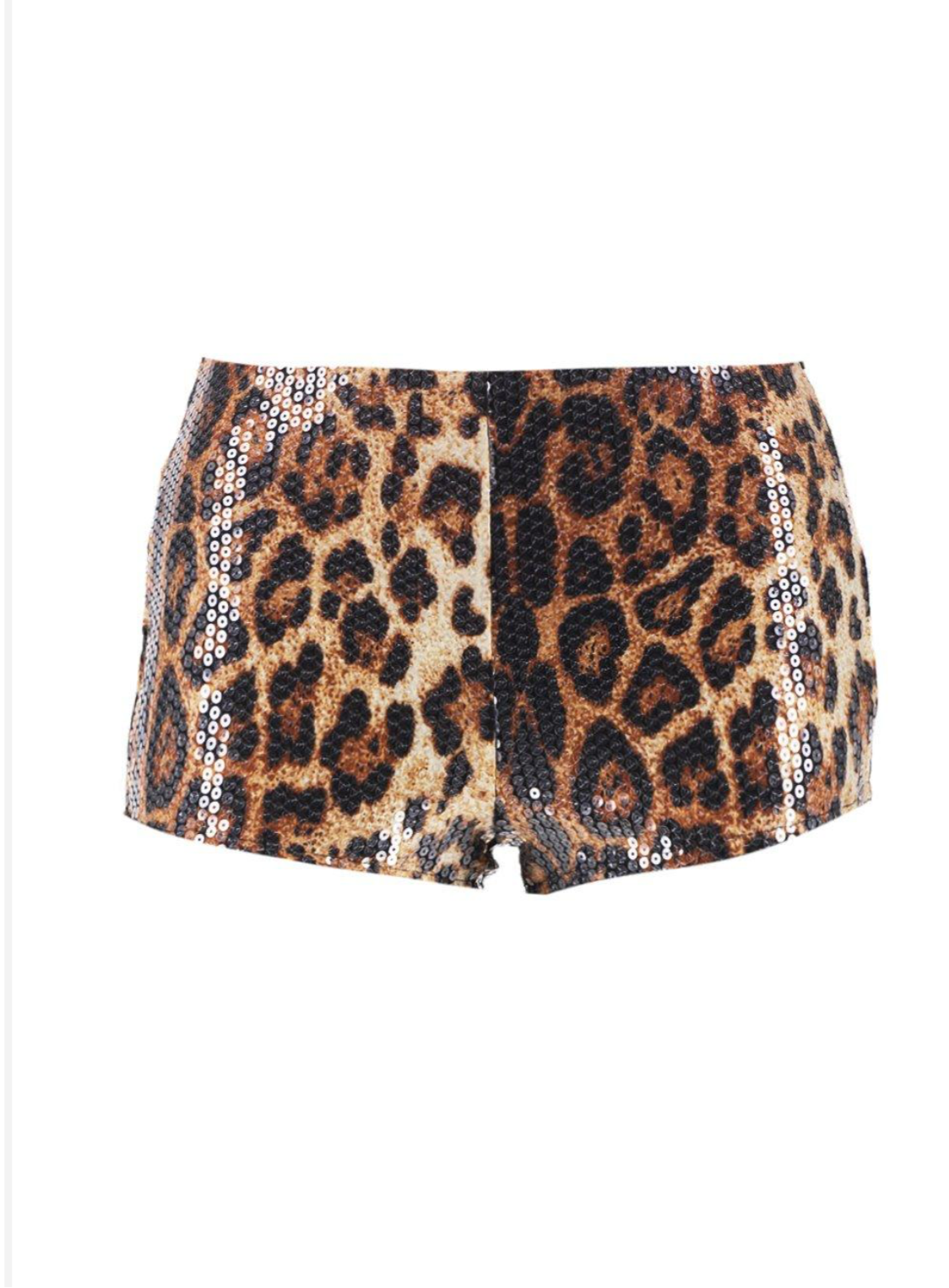 Leopard Sequin Shorts