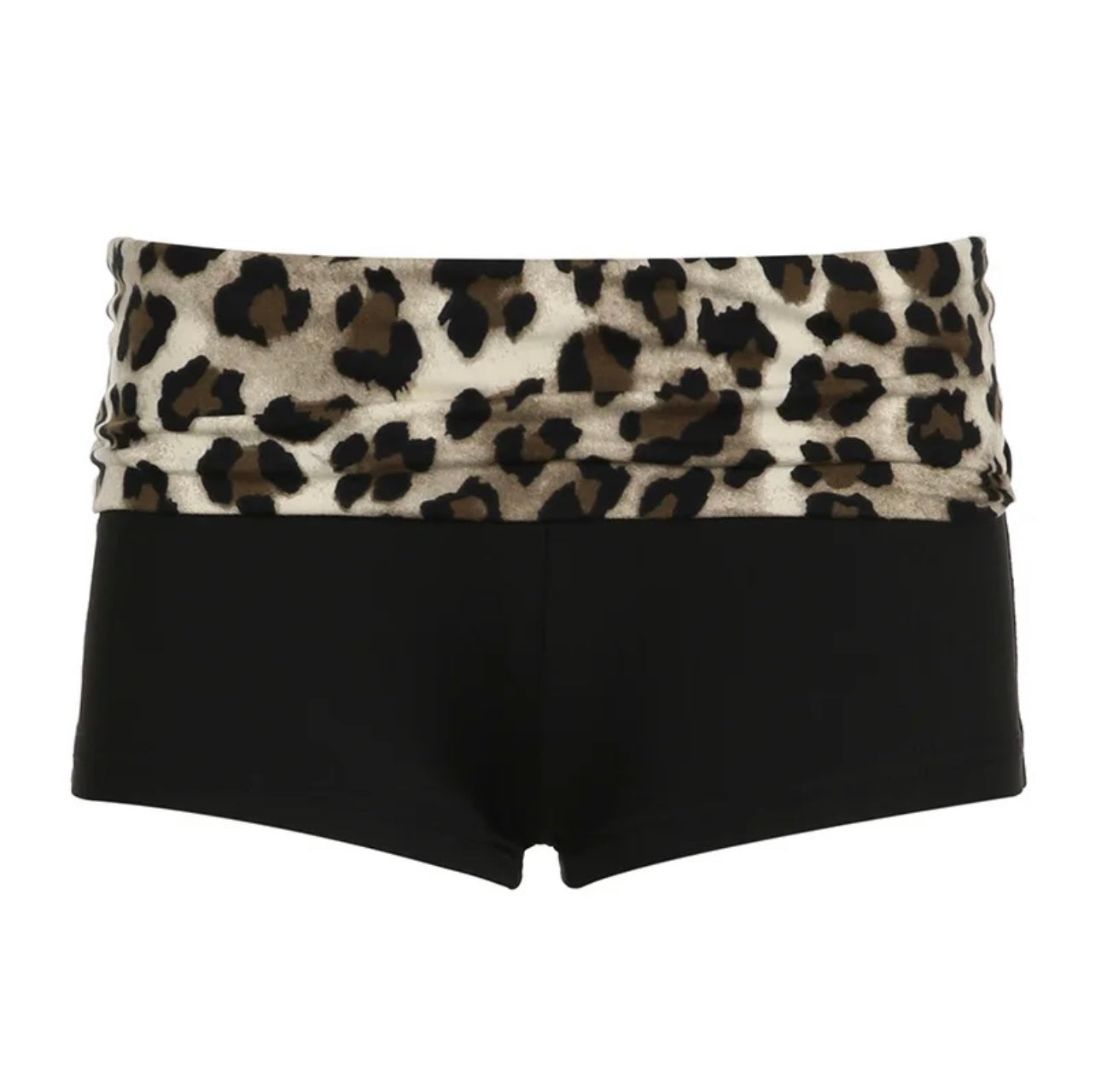 Leopard Bold Print Shorts