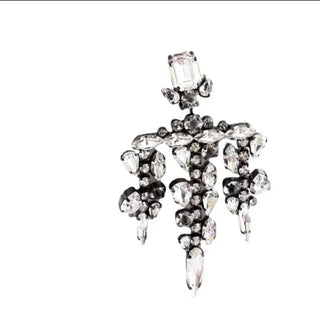 MISS CHANDELIER TASSEL EARRINGS - Silver