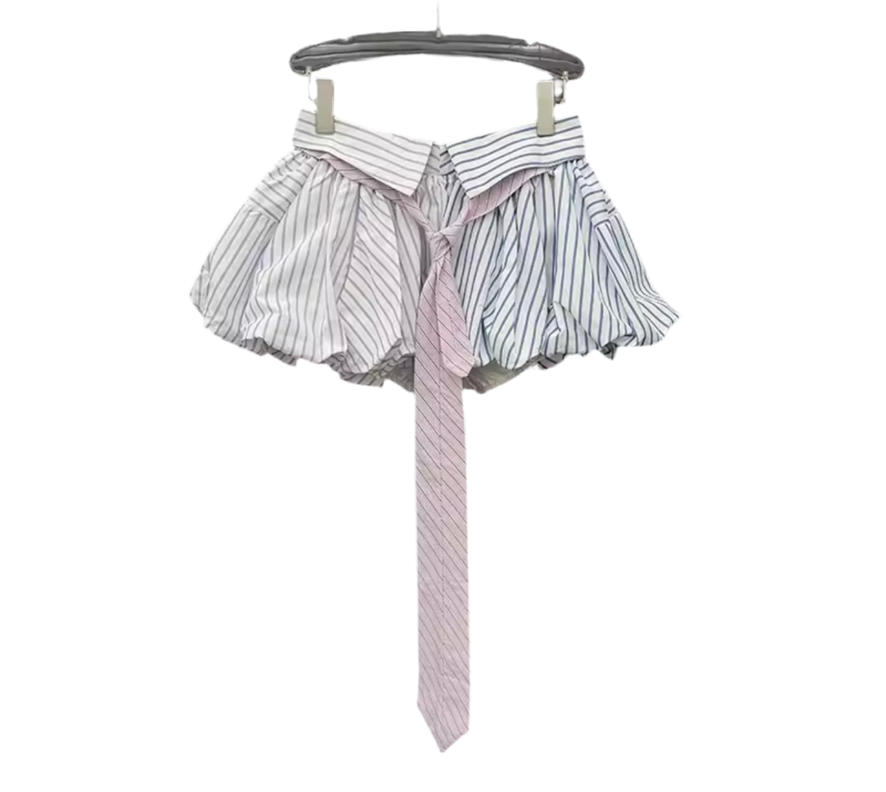 Coastal Stripes Tie Skirt