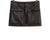 FAUX LEATHER MINI SKIRT BROWN