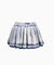 LITTLE MISS DENIM PLEATED MINI SKIRT