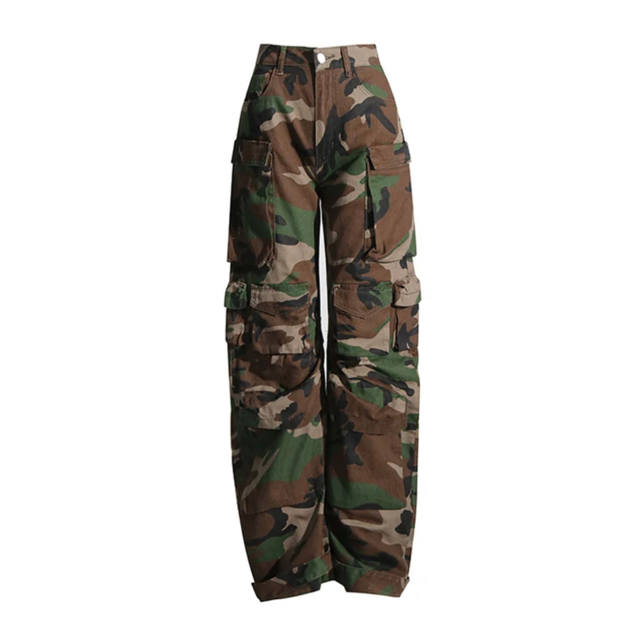 CARGO CAMOUFLAGE JEANS