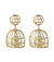 GOLD CAGE EARRINGS